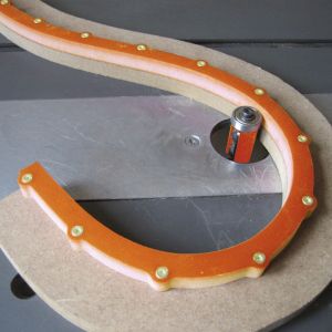 Cmt Tmp-1200 Dima Flexible pour fresature moul&eacute;es (Curve et &agrave; anse), Orange