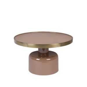 Zuiver GLAM - Table basse design en métal ø60cm - Rose