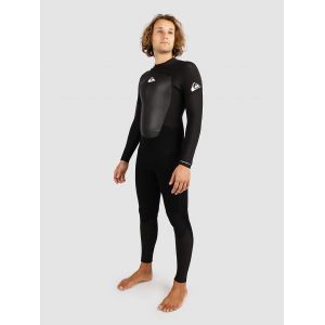 Quiksilver Prologue 4/3 Back Zip Combinaison noir