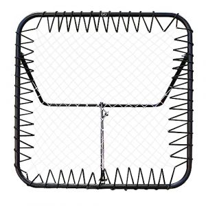 Axi Rebounder88 | Filet de Rebond Football Noir - 88x88cm | Rebondisseur de Foot Réglable | Kickback - Multisport | Filet en PP Résistant de 4 mm d'épaisseur avec élastique | A partir de 2 ans