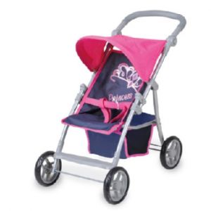 Image de Knorrtoys Knorr toys Poussette pour poup&eacute;e Liba diadem bleu/rose multicolore