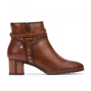 Pikolinos Pour femme. Bottines en cuir marron Calafat - Hauteur du tal