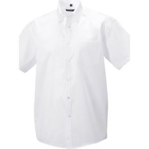 Russell Chemise à manches courtes sans repassage - Homme (L/XL) (Blanc) - UTBC1037