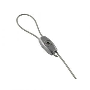Serre Câble inox Pour cable de diamètre 4mm En Forme d oeuf plat inox A4