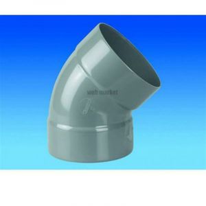 Image de Wavin Coude Femelle / Femelle PVC - 45° - Diamètre 32 mm