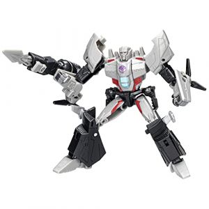 Hasbro Transformers EarthSpark, Figurine Megatron Classe Guerrier de 12,5 cm, Jouet Robot pour Enfants, à partir de 6 Ans