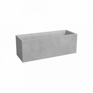 Artevasi Jardiniere - Plastique - Gris Clair - 80 cm - 57 L - Sydney