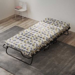 Lit Pliant - 120x190 cm - Cadre en métal - Lattes bois multiplis - Hauteur 51 cm - 12 lattes - Le Roi du Matelas