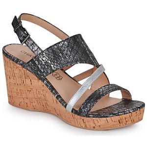 Chattawak Nu-pieds FEMME noires et à boucle à ardillon