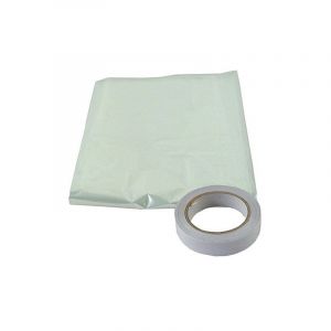 Bulk Hardware Bh04945Vitrage Film isolant Livr&eacute; avec ruban adh&eacute;sif double face, 1,2x 1,5m-Blanc