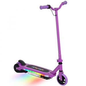 Trottinette électrique pour enfants - AIYAPLAY - vitesse maximale 10 km/h lumières LED colorées - métal et PP - 76x46x93cm -