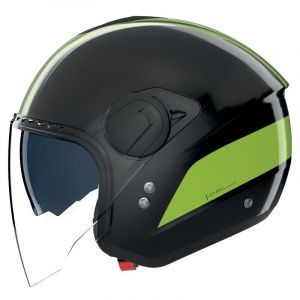Nolan Casque jet N20-2 Visor Dolce Vita 352 noir/jaune- 2XL