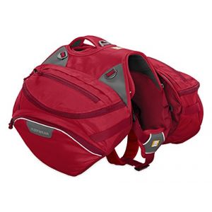 Image de Ruffwear Sac de bât pour chien Palisades Pack rouge Taille : M