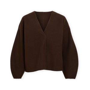 Vijuice Loose L/S Veste Noos, Chocolat, Numeric_34