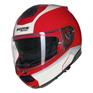 Nolan Casque modulable N100-6 Incognito 345 rouge/blanc/argent brillan