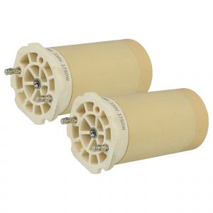 Vhbw 2x &Eacute;l&eacute;ment chauffant remplacement pour Leister 123.561 pour pistolet soudeur &agrave; air chaud - 1750 W, c&eacute;ramique, 4,45 x 8,6 cm
