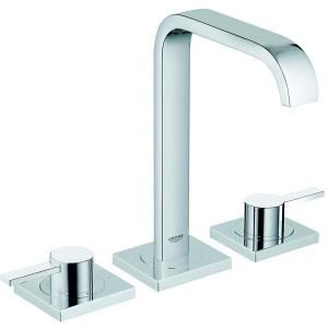 Image de Grohe 20188000 - Mélangeur lavabo Allure 3 trous sur plage croisillons