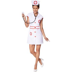 TecTake Dressforfun - Costume de femme infirmi&egrave;re sexy XXL - d&eacute;guisement d&eacute;guisement halloween d&eacute;guisement partywear d&eacute;guisement carnaval d&eacute;guisement carnaval d&eacute;guisement - 301507
