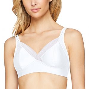PLAYTEX Feel Good Support Soutien-Gorge sans Armatures, Blanc (Blanc 000), 100B Femme