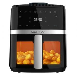 Cecotec Friteuse à Air sans Huile de 5 L Cecofry Drip 5000 Air Fryer. 1500 W, Spray d'Eau, 8 Menus, Technologie PerfectCook, 80-200ºC, Fenêtre, Lumière Intérieure et Panneau Tactile