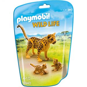 Image de Playmobil 6940 Wild Life - Léopard avec bébés