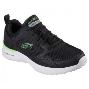 Skechers AIR Dynamight, Basket Homme, Noir, 43 EU