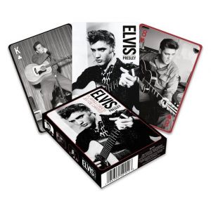 Aquarius Elvis Presley Jeu De Cartes À Jouer Black & White