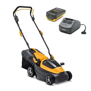 Stiga Tondeuse &agrave; Batterie COLLECTOR 136 AE Kit, Largeur de Coupe 34 cm, Batterie ePower da 20 V