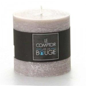 Le Comptoir de la Bougie Rustic - Bougie cylindrique (10 cm)
