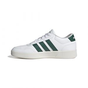 Adidas Homme BREAKNET 3.0 Shoes Chaussures, FTWR White/Collegiate Green/Core White, 44 EU