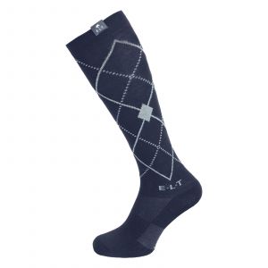 Elt Chaussettes équitation Argyle