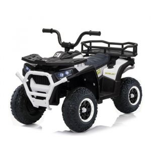 ATAA T-Force Quad 24v Blanc - Voiture &eacute;lectrique pour enfant avec batterie 24v et t&eacute;l&eacute;commande