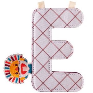 Lilliputiens Lettre en tissu à suspendre E Jack (9,5 cm)