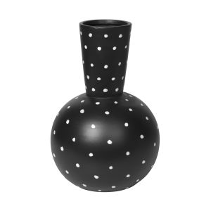 Broste Copenhagen Vase en c&eacute;ramique Bella 35 cm Turkish coffee black