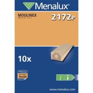 Image de Menalux 2172 P LOT DE 10 SACS POUR ASPIRATEUR MOULINEX