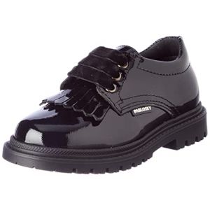 Pablosky Chaussures finition cuir verni à franges et lacets Noir - Taille 35