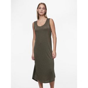 Pieces Robe PCBILLO TANK MIDI DRESS LUREX Kaki - Taille EU S,EU M,EU L,EU XL,EU XS