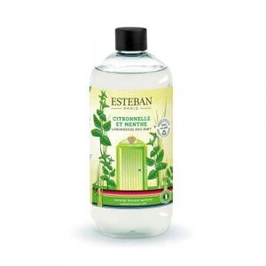 Esteban Paris Recharge bouquet parfum&eacute; 500ml citronnelle et menthe