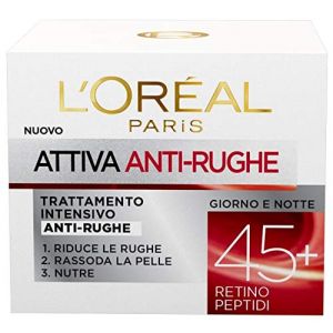 L'Oréal Attiva Anti-Rughe Trattamento Intensivo Anti-rughe Anni 45+ Giorno e Notte - 50 ml