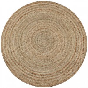 Décoshop26 Tapis Jute tressé 120 cm rond DEC023924
