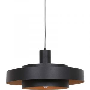 Steinhauer Suspension lampe suspendue plafonnier lampe de salle à manger métal noir or h 165cm