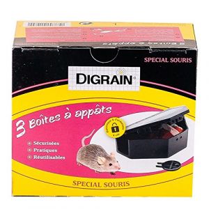 Digrain Boîte à appât - contre les souris