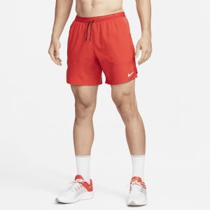 Image de Nike Short de running avec sous-short int&eacute;gr&eacute; 18 cm Dri-FIT Stride pour homme - Rouge - Taille 2XL - Male