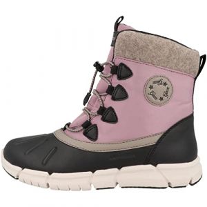 Image de Geox Fille J Flexyper Girl B Ab Bottines, Black/Dk Pink, 29 EU