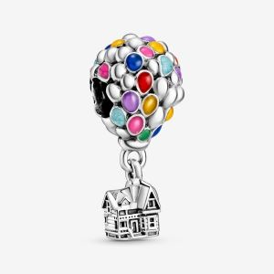 Image de Pandora Disney Up 798962C01 Maison & Ballons Charm Argenté/multicolore 11 x 23,5 x 11 mm