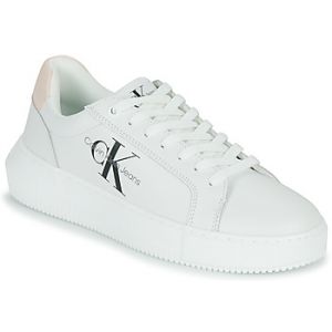 Calvin Klein Baskets basses Jeans CHUNKY CUPSOLE MONOLOGO W - Couleur 36,37,38,39,40,41 - Taille Blanc