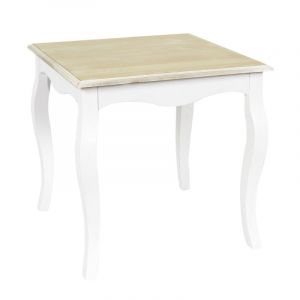 Image de Table d'Ap en Bois "Victoria" 45cm Blanc Prix