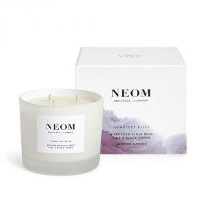 Neom Complete Bliss - Bougie parfum&eacute;e  rose rouge marocaine, poivre noir et citron vert