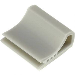 Tru Components Embase de fixation TC-6645720 gris clair 100 pc(s)