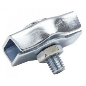 Chaubeyre Serre-c&acirc;ble plat 1 boulon acier zingu&eacute; d 4mm 8360242